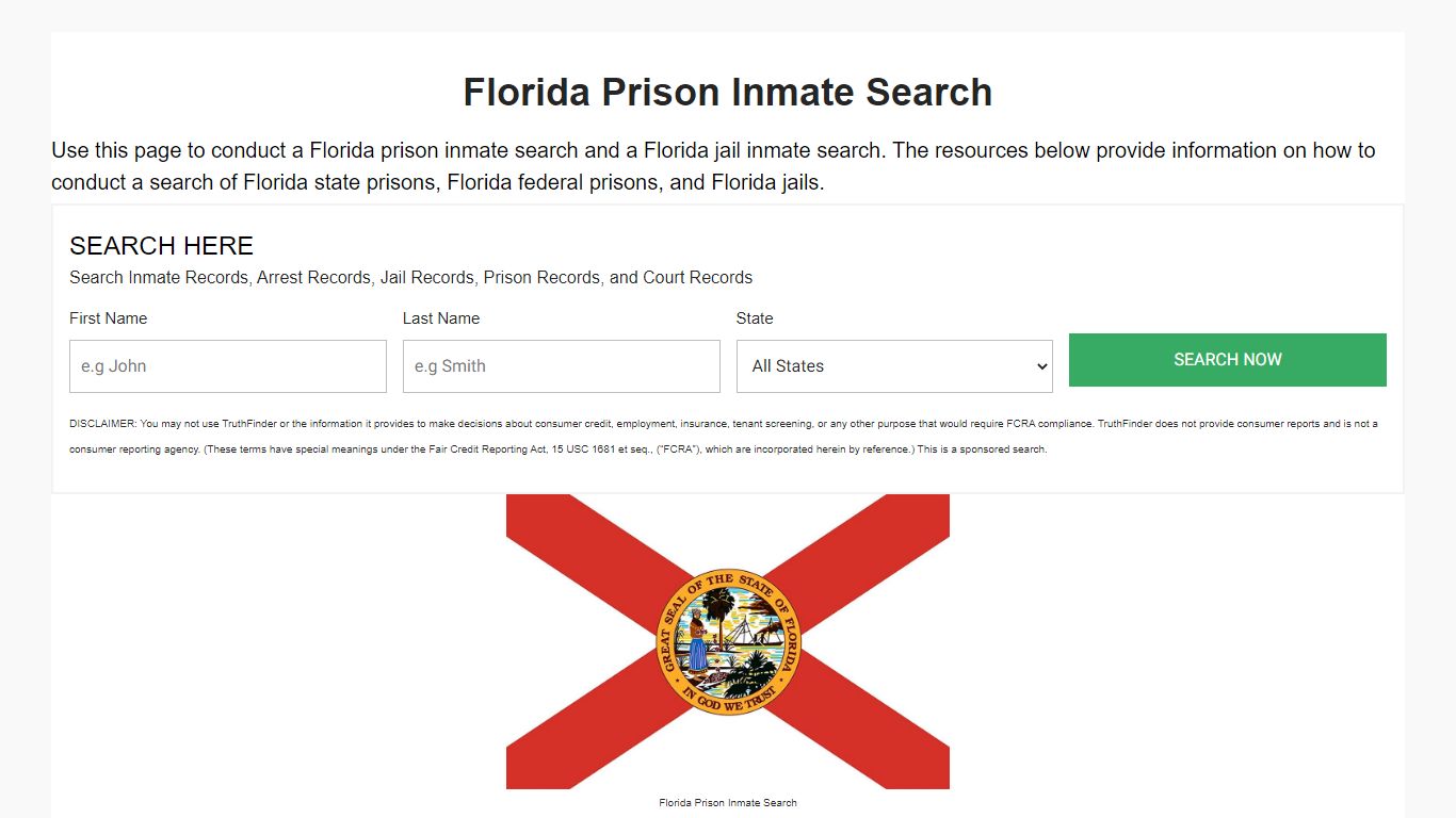 Florida Prison Inmate Search