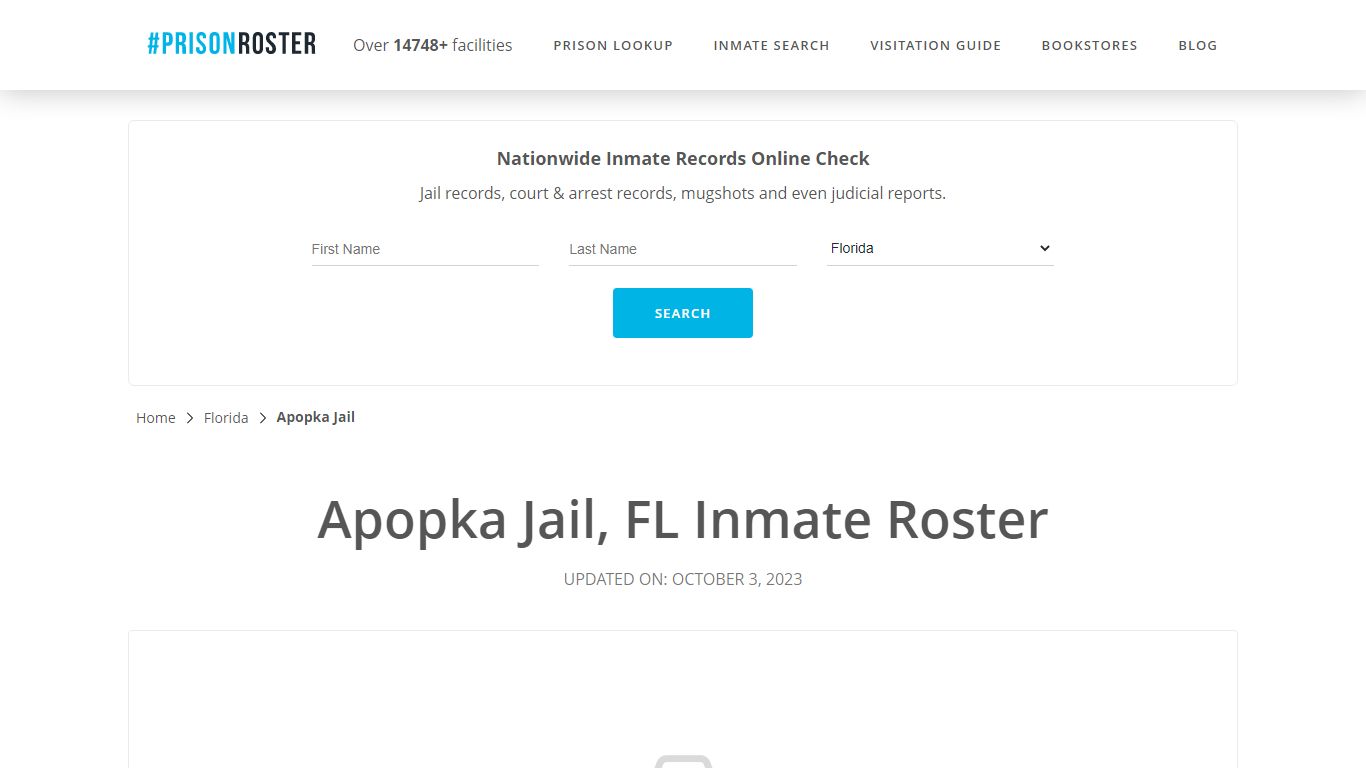 Apopka Jail, FL Inmate Roster - Prisonroster